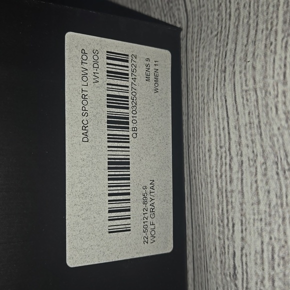 Darc Sport Low Top W-1 Dios Sneakers Wolf Gray/Tan Multiple Sizes NWT - Picture 9 of 11